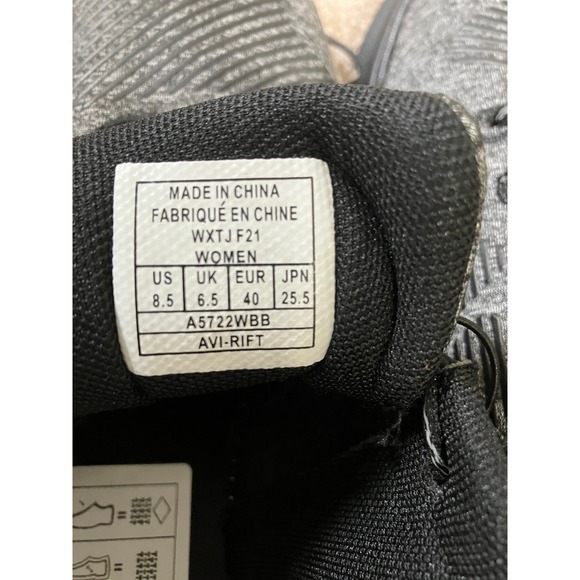 NWT Avia Avi-rift Memory Foam Athletic Shoes Women's Size 8.5 Gray Black Sneaker - Picture 7 of 8